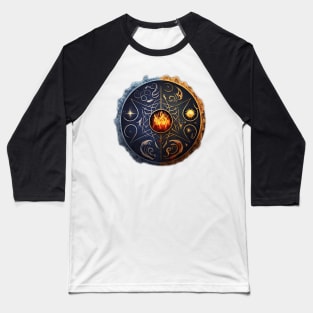 Fire Star - Alchemic Talisman Baseball T-Shirt